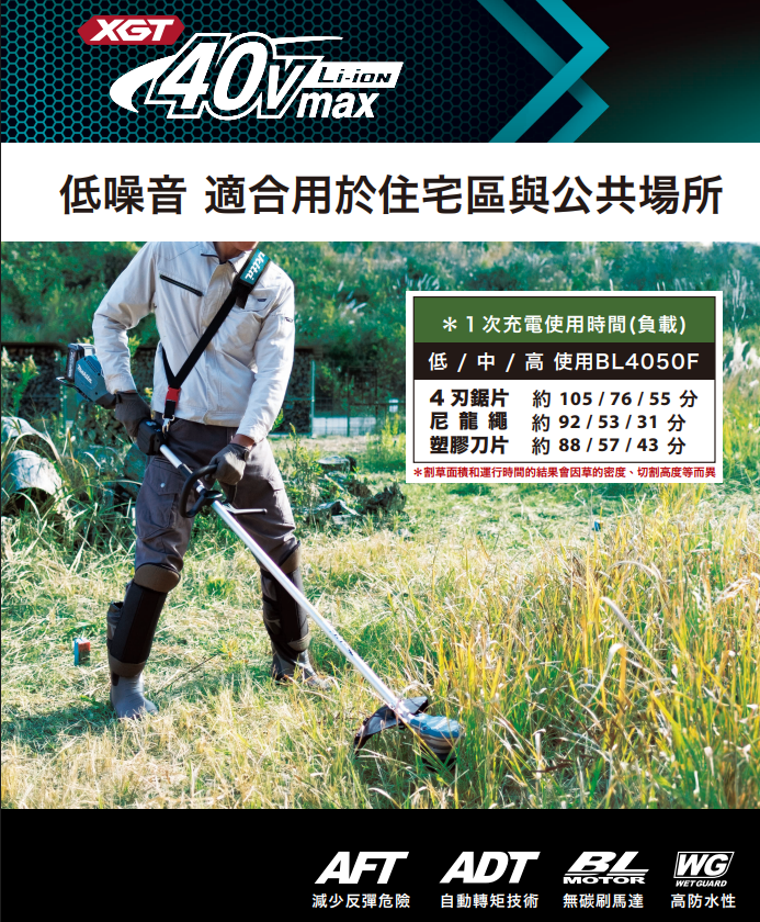 【TAKUMI匠】牧田 UR003GZ03  無刷充電式割草機-40V 空機｜職業用｜ 高輸出｜ 40V｜台灣製造｜農用割草機 UR003G, , large