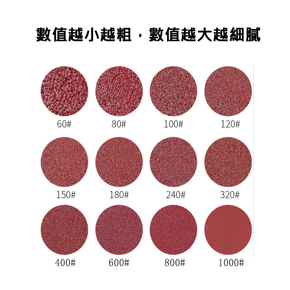 打磨砂機8孔/110V圓型/配件砂紙240目50片, , large