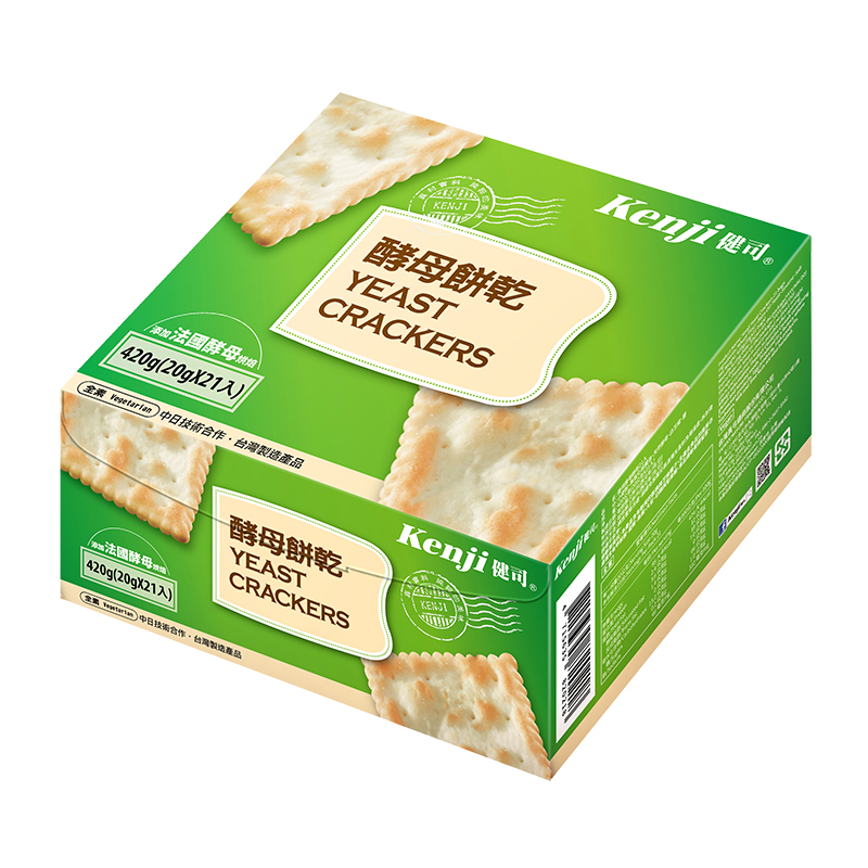 Yeast Crackers 21 bags, , large