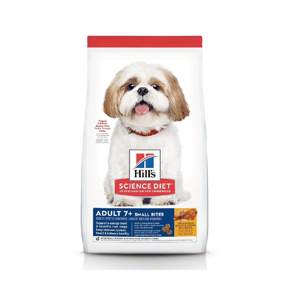【Hills 希爾思】成犬7歲以上 雞肉大麥與糙米特調食譜小顆粒 2KG (10334HG), , large