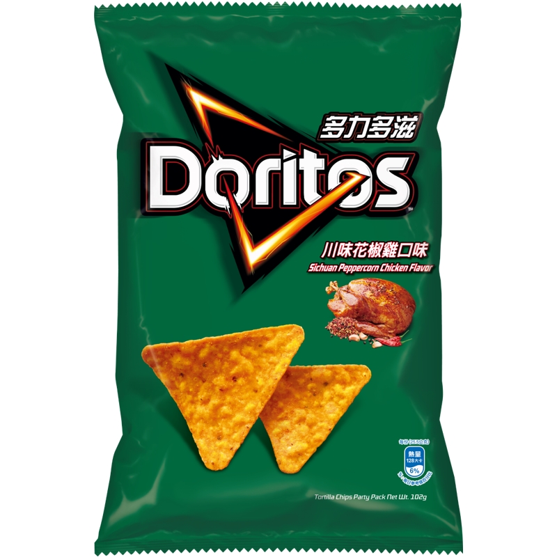 多力多滋川味花椒雞口味玉米片102g, , large