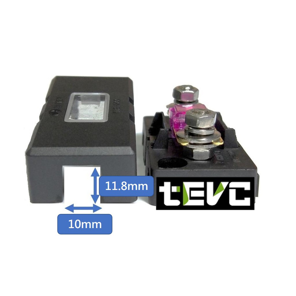 《tevc》ANS A3 一進一出 保險絲座 音響 改裝 車用 專用 單路 熔絲型 ANL型(小號) 保險絲, , large
