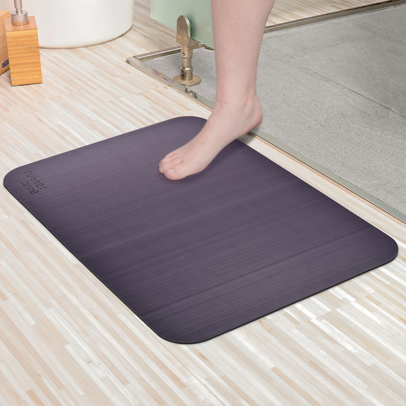 【Monster】 Soft Diatomaceous Earth Absorbent Mat &ndash; Silk Texture (60x40cm) &ndash; Blue Violet, , large