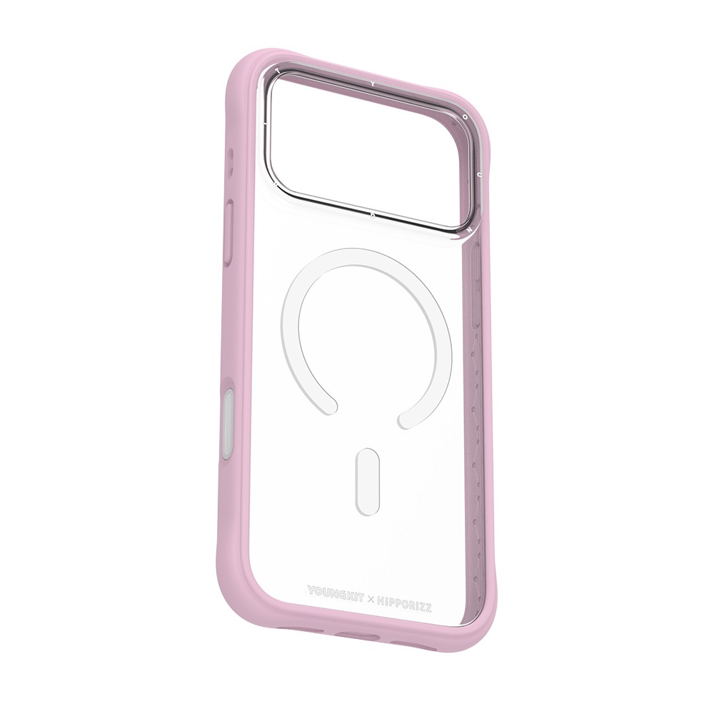 【HIPPORIZZ】iPhone 17 Pro Max Youngkit Swapit 櫻花粉矽膠磁吸保護殼, , large