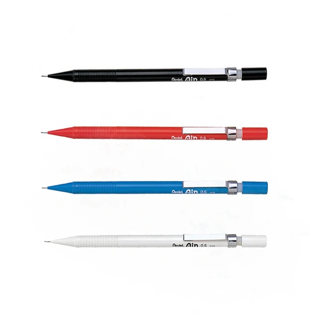 【 Pentel 飛龍 】Ain 自動鉛筆 0.5mm 12支/盒 A125A (筆桿顏色隨機出貨), , large