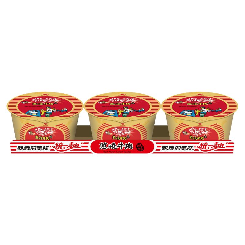 統一蔥燒牛肉碗麵 90g, , large