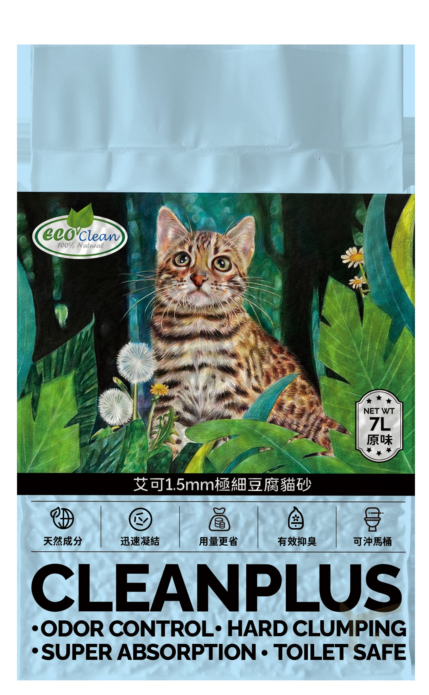 【米瑞寵物】艾可天然草本1.5mm極細豆腐砂-原味, , large