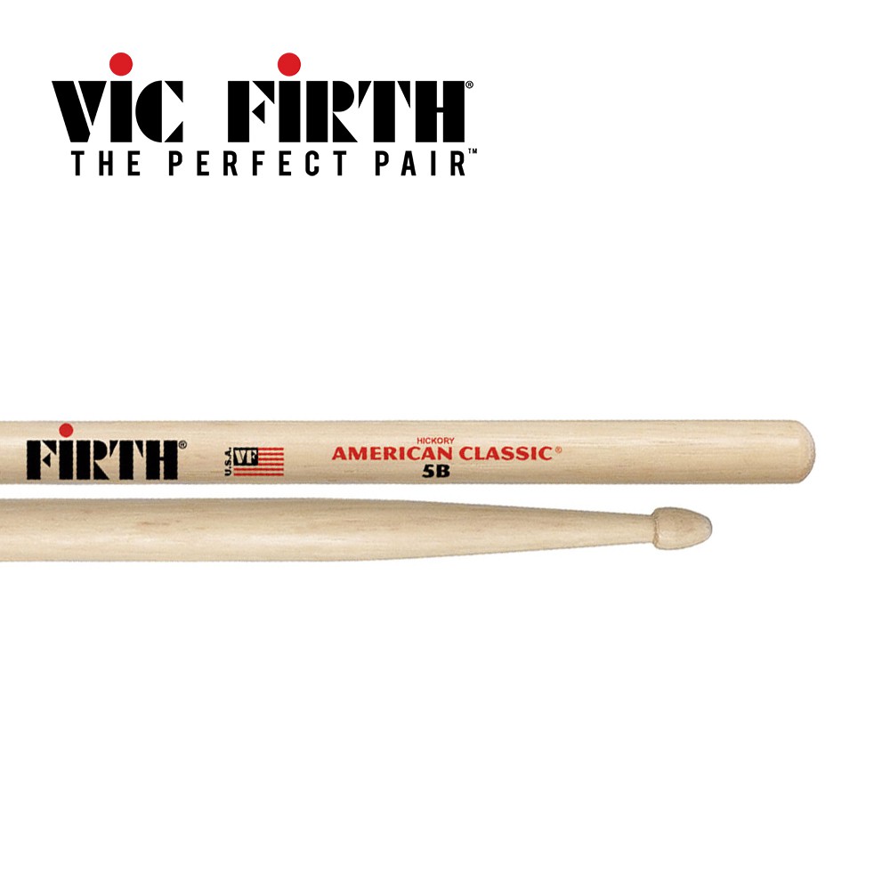 VIC FIRTH 5B 胡桃木鼓棒【敦煌樂器】, , large