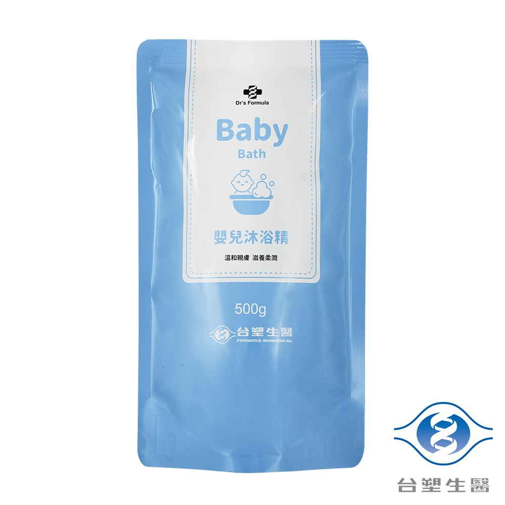 [淳安] 台塑生醫 嬰兒 沐浴精 補充包 500g X 1包 + 嬰幼童 洗髮精 補充包 500g X 5包 免運費, , large