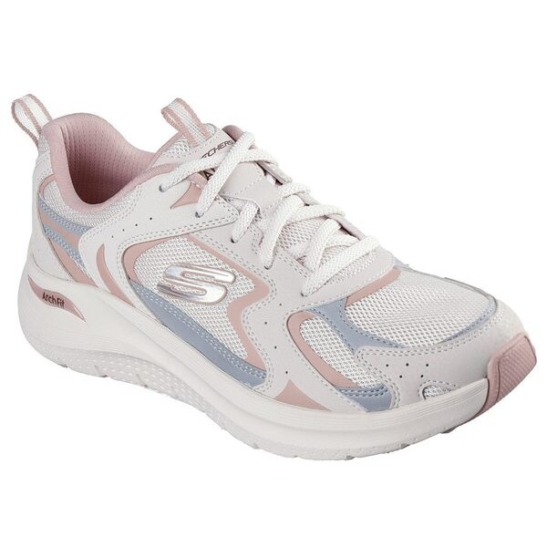 Kixpress-Skechers Arch Fit 2.0 女 運動休閒鞋 舒適 粉紅 銀 [150332PNK], , large