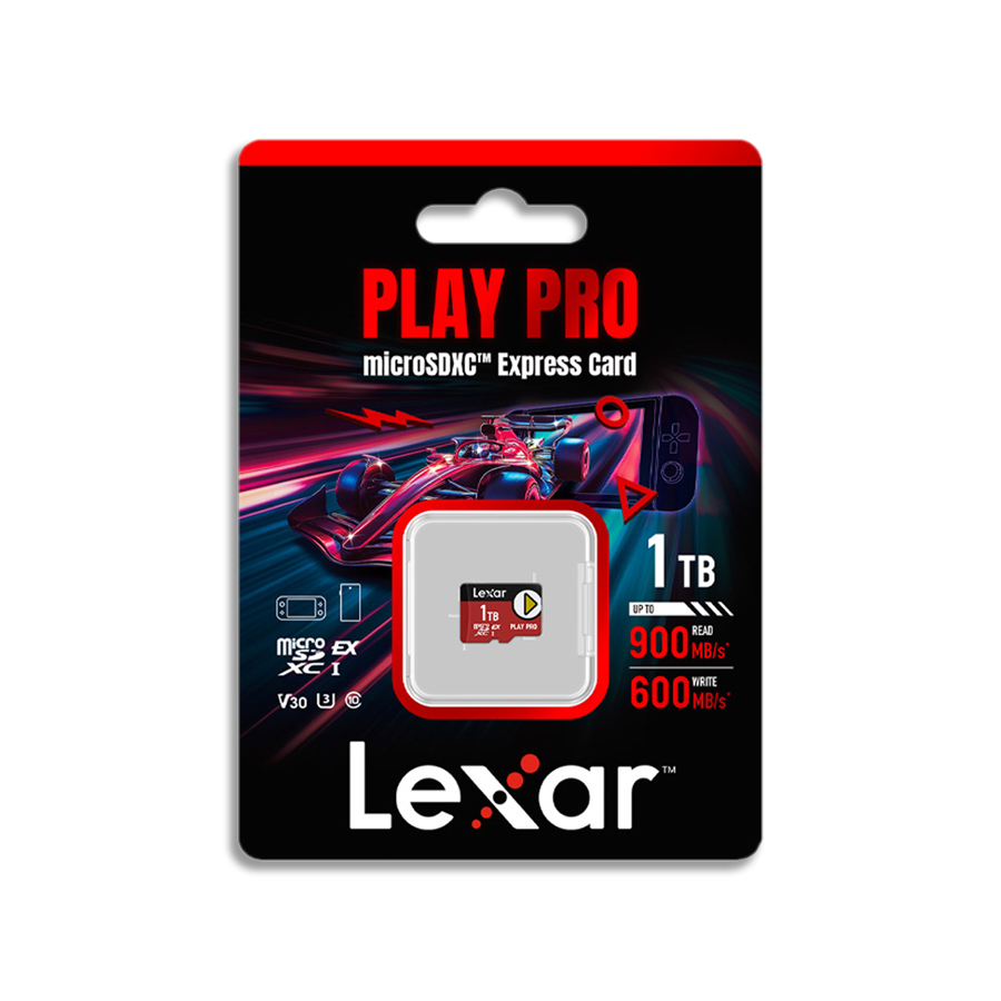 【Lexar 雷克沙】PLAY PRO Express 1TB microSDXC EX 超高速記憶卡 任天堂 NS2 專用, , large