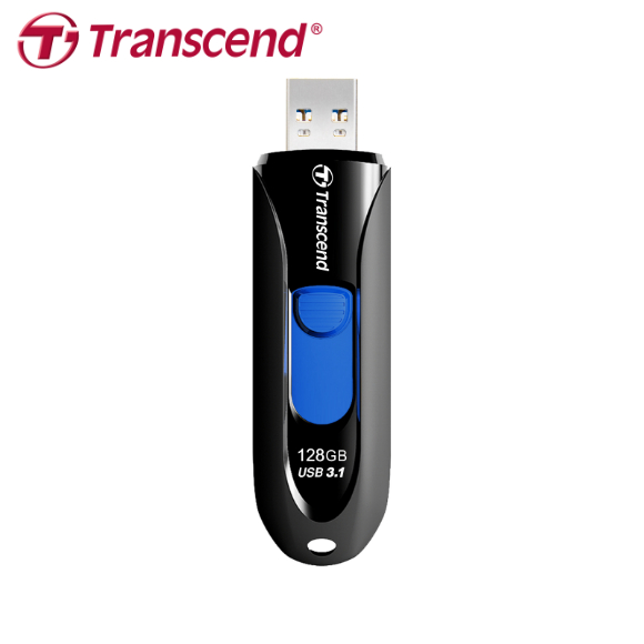 【Transcend】創見 JetFlash 790 USB 3.1 128GB 黑色 高速隨身碟 保固公司貨, , large