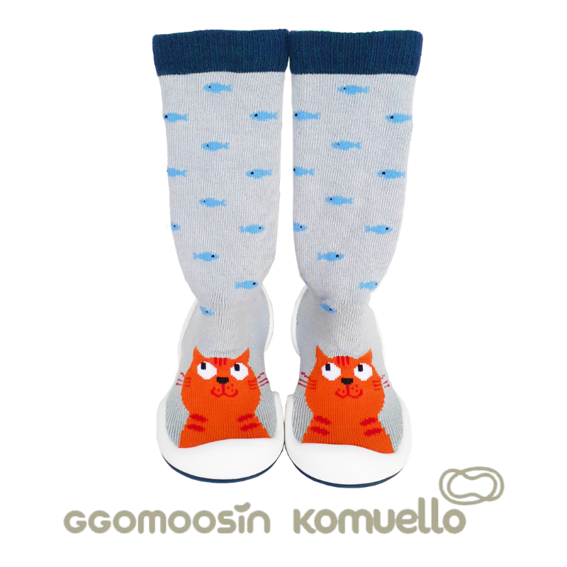 【KOMUELLO】學步鞋<及膝>─夢夢貓(115mm/125mm/135mm), , large