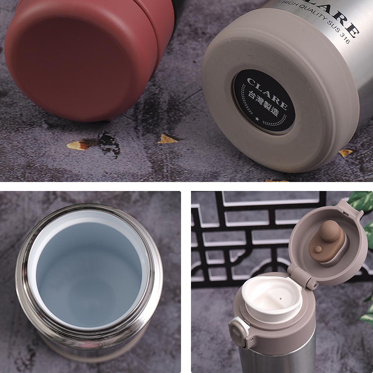 CLARE316不鏽鋼陶瓷彈跳保溫杯-350ml-2支, , large