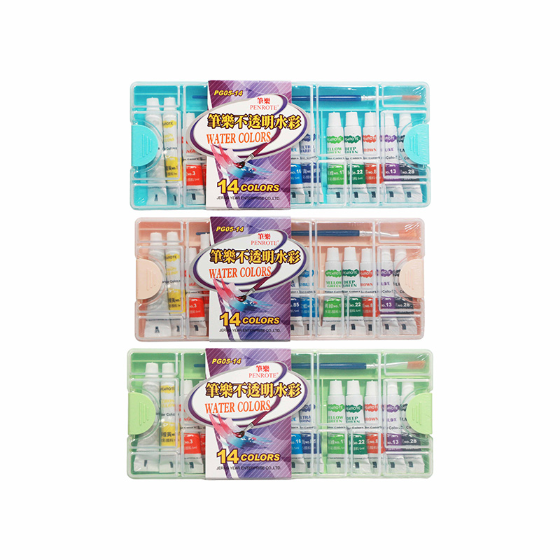 14-Color Opaque Watercolor Set &ndash; Blue , , large