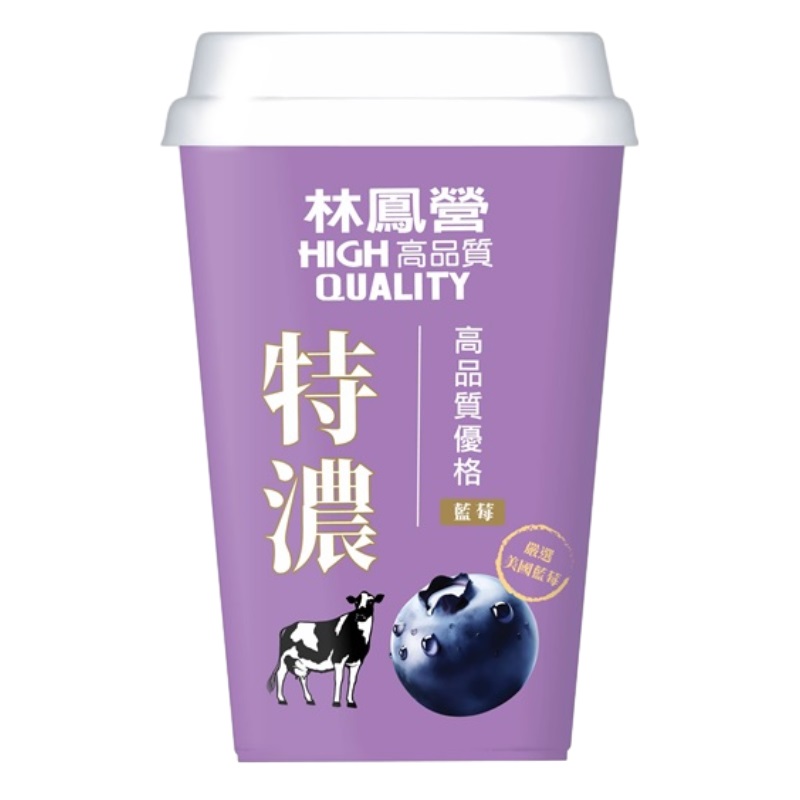 林鳳營特濃重乳優格(藍莓)400g, , large
