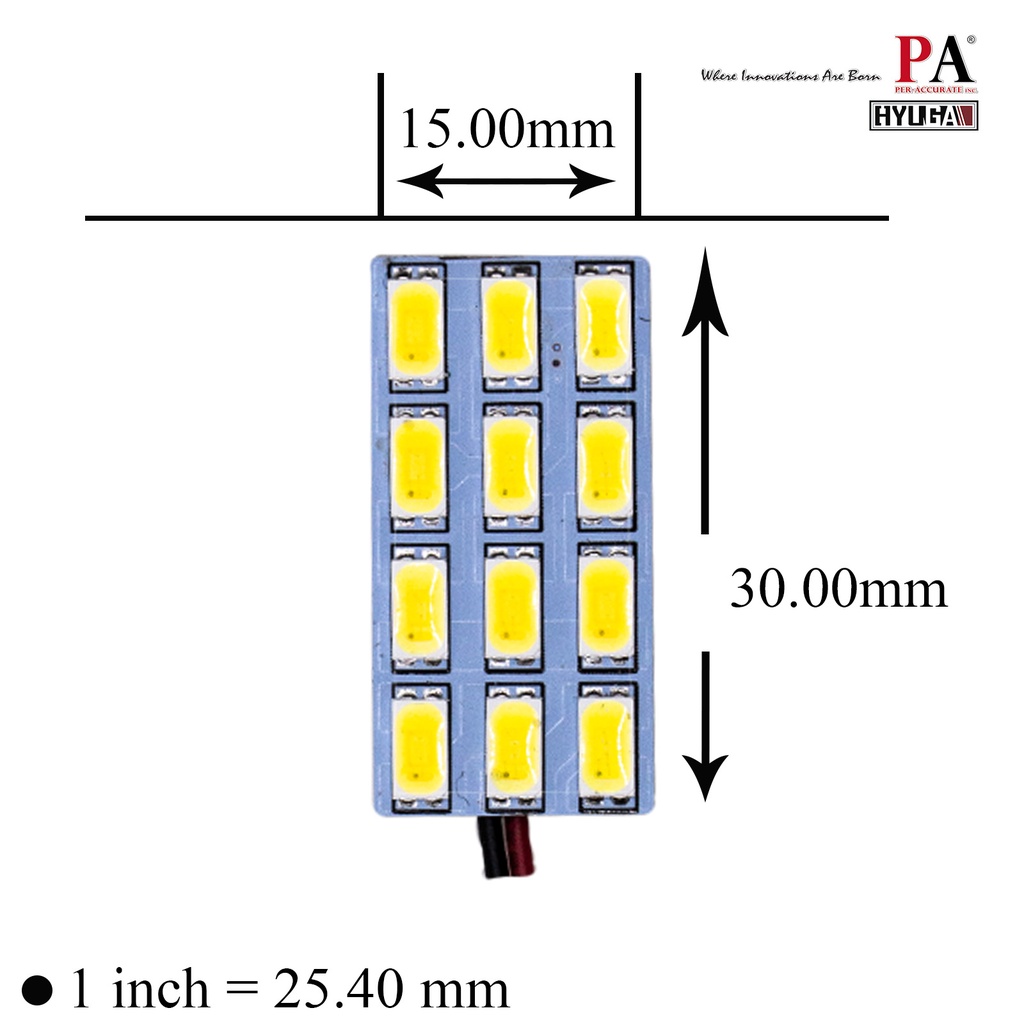 【PA LED】QF3 寬電壓 超白光 暖白光 鹵素光 LED 燈板 雙尖 T10 BA9S 室內燈 閱讀燈 車廂燈, , large
