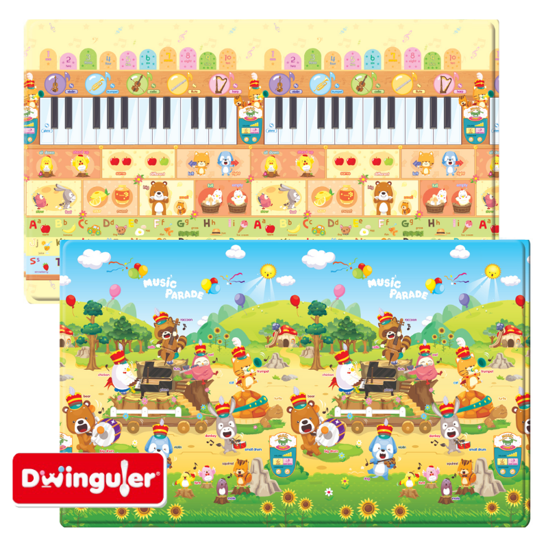 【Dwinguler康樂】遊戲墊─點讀音樂大遊行(230x140x1.5cm) 附贈點讀筆乙支, , large