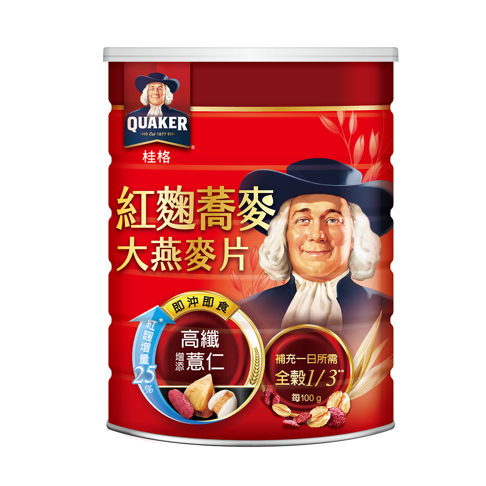 桂格紅麴蕎麥燕麥片, , large