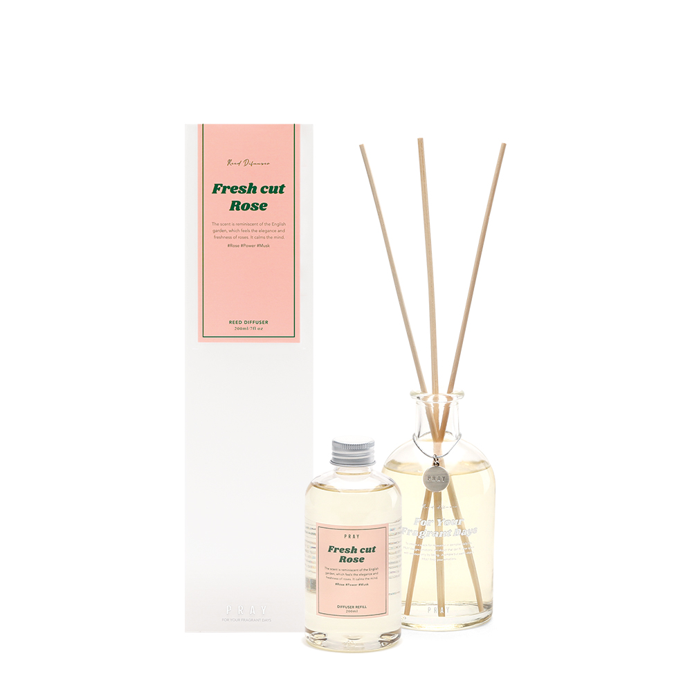 PRAY Reed Diffuser-Fresh Cut Rose, , large