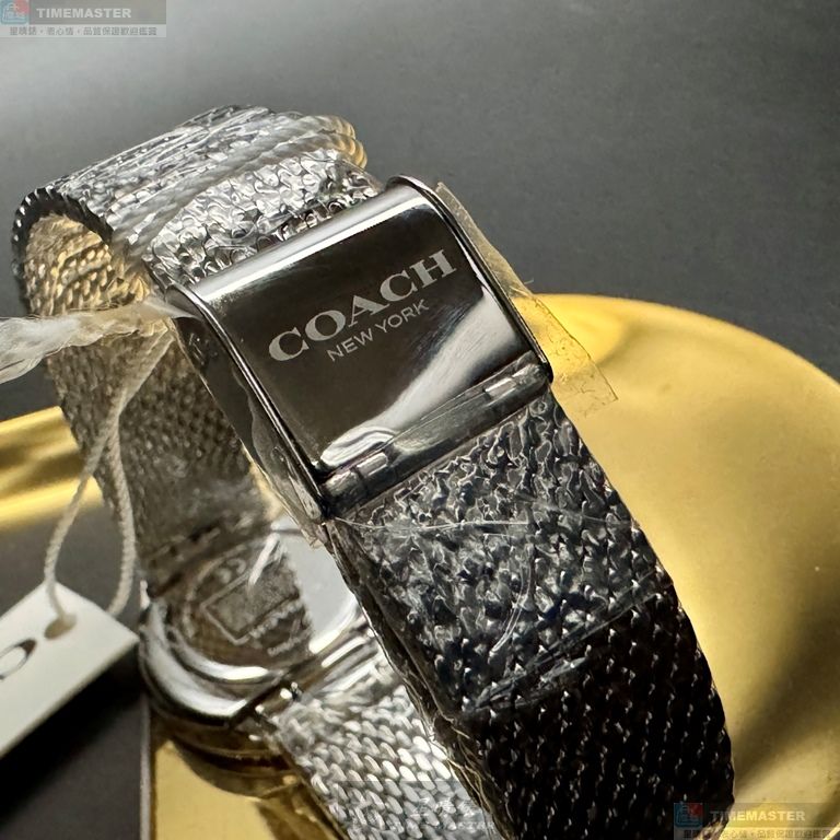[星晴錶業]COACH手錶,28mm,CH00253貝母, 淺藍色錶面銀錶殼銀色米蘭錶帶款, , large