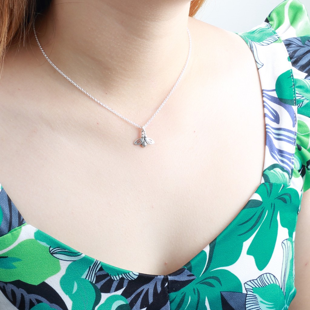 【Angel & Me】Bee Honeybee s925 sterling silver necklace Valentine Day gift, , large
