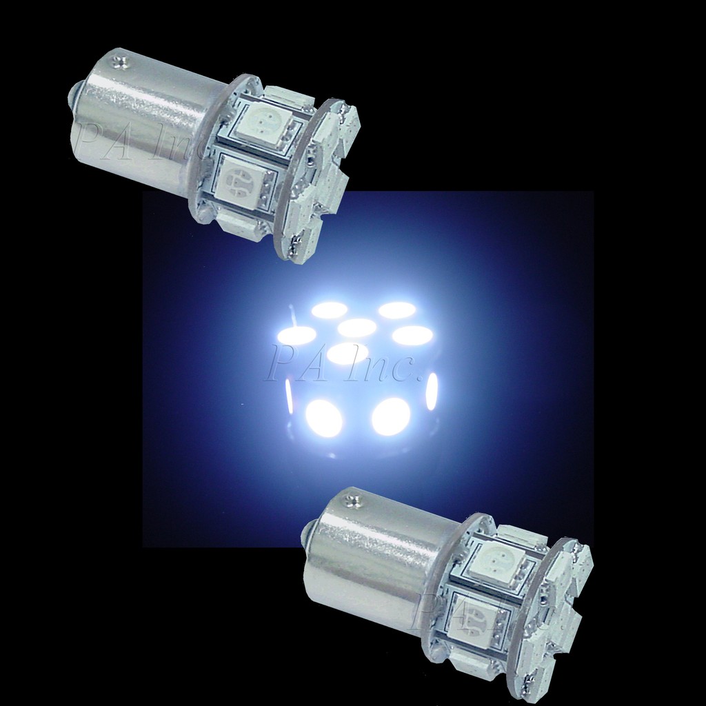 【PA LED】1156 單芯 平角 13晶 39晶體 SMD LED 方向燈 煞車燈 倒車燈 後霧燈 小燈 日行燈, , large