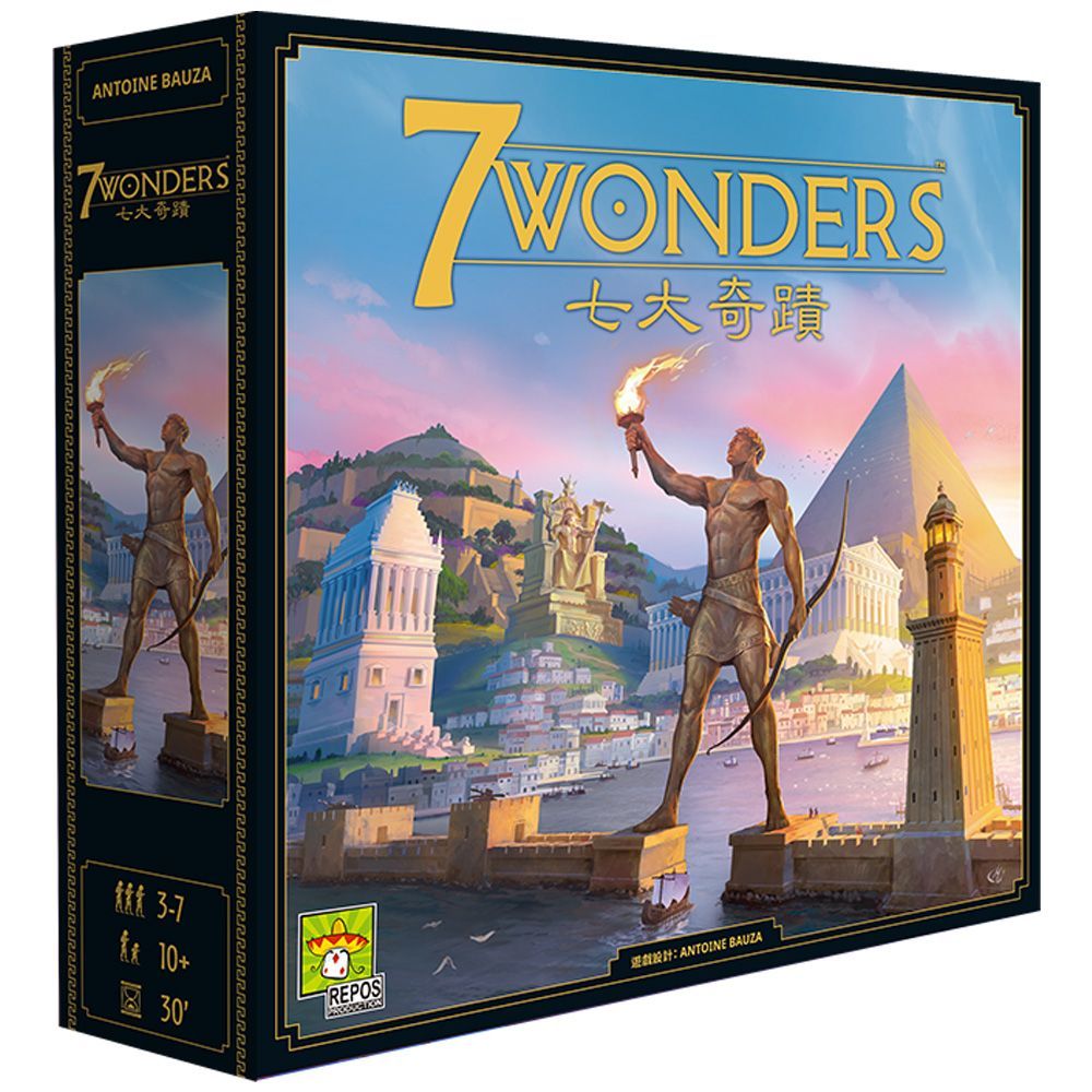 【Asmodee】七大奇蹟 (新版) 7 Wonders V2 (中文版)｜文明建設策略桌遊｜卡牌遊戲｜家庭聚會, , large