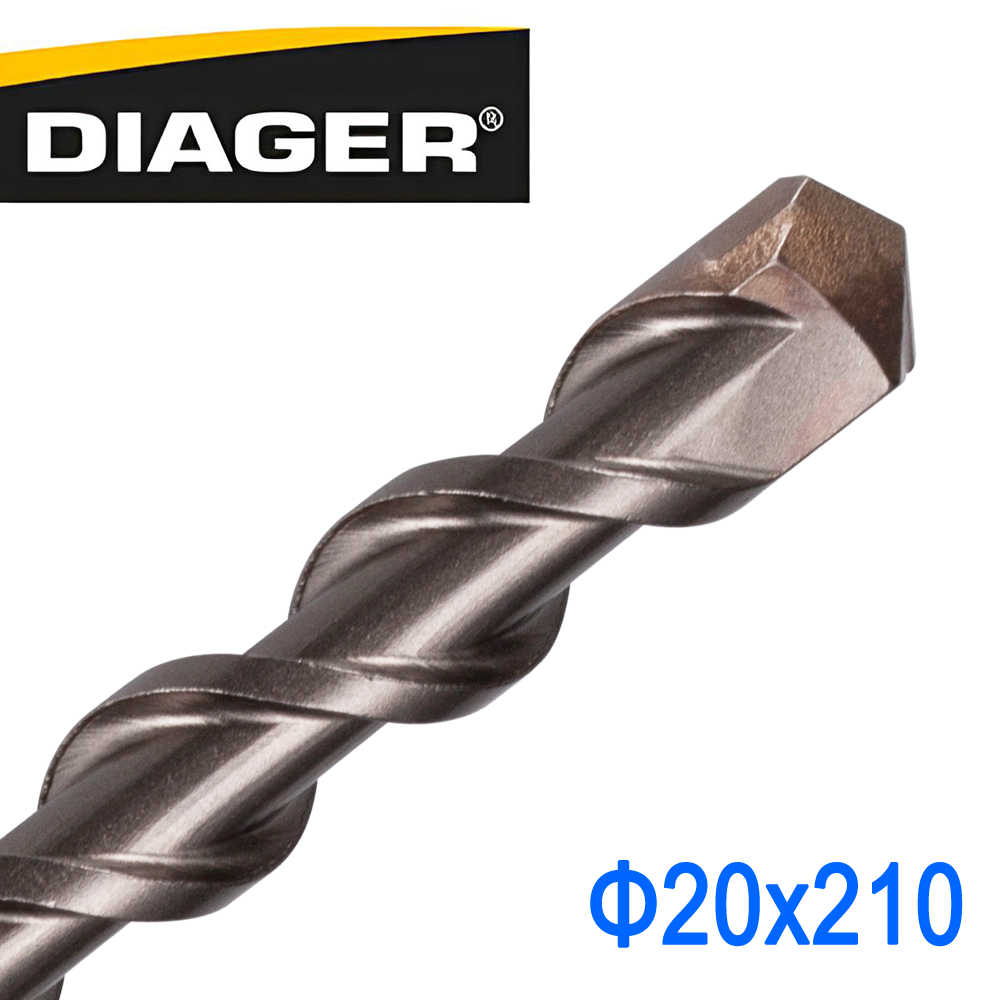 20 x210mm SDS-Plus Waterproof Drill Bit, , large