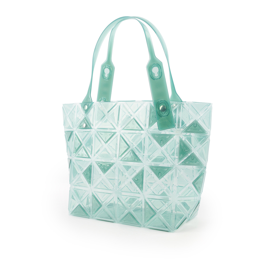 ISSEY MIYAKE BAO BAO DAZZLE 4X6 透明果凍手提包/湖水綠, , large