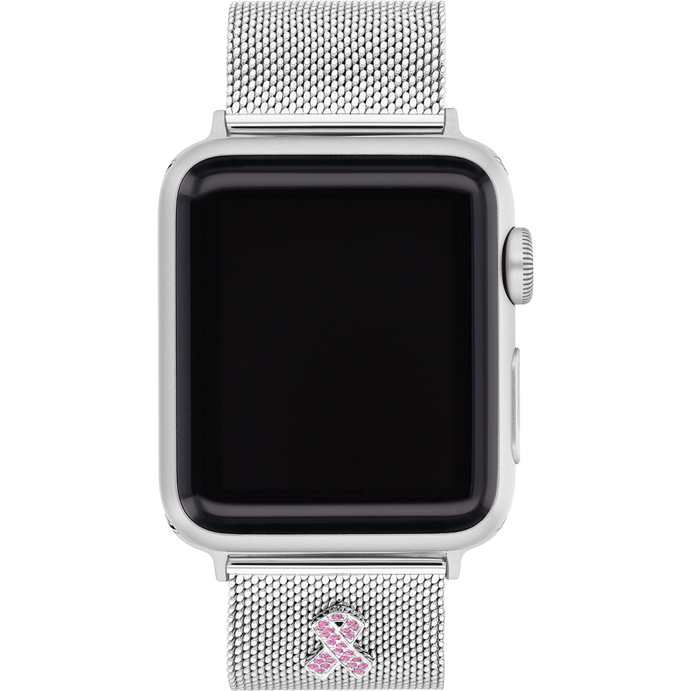 COACH Apple Watch 錶帶 38/40/41mm 適用 粉紅色水晶絲帶 米蘭錶帶(不含手錶), , large