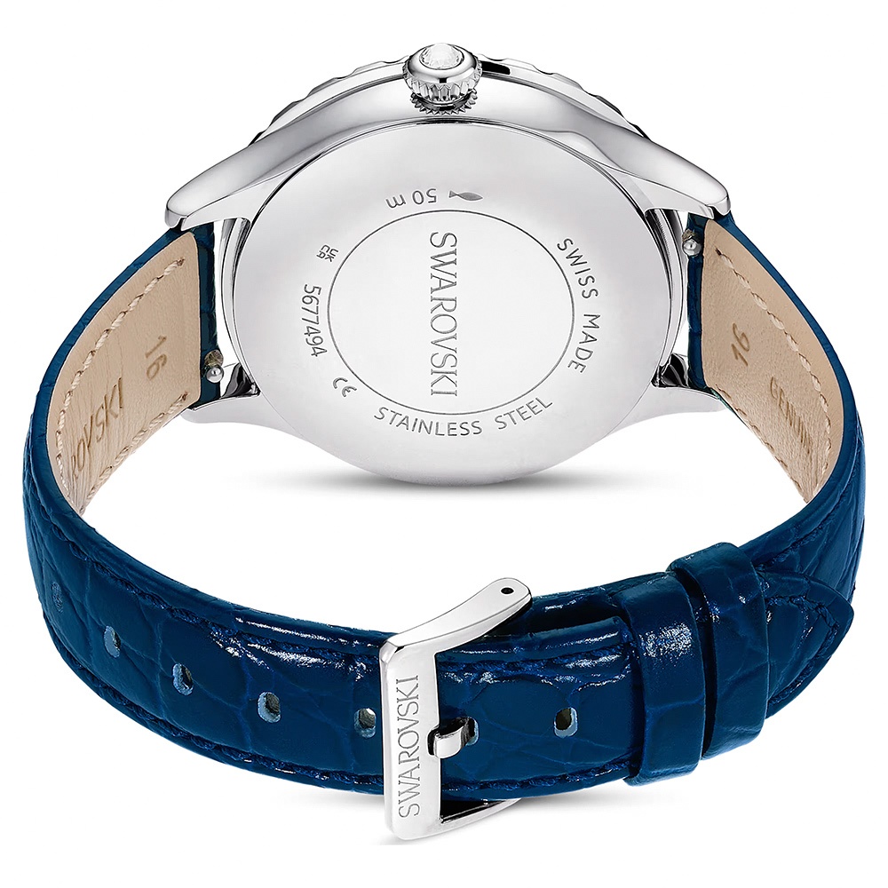 SWAROVSKI 施華洛世奇 Octea Moon 55週年紀念 繁星月相手錶 女錶-37mm 送禮 5677494, , large