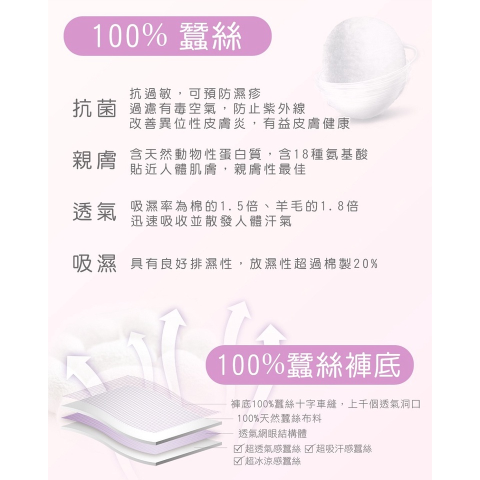 【K's凱恩絲】MIT透氣親膚四角平口純蠶絲內褲-藍色, , large