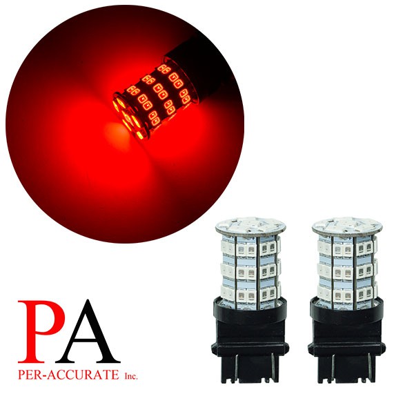 【PA LED】美規 3157 3156 55晶 5630 2835 SMD LED 紅光 煞車燈 角燈 小燈 方向燈, , large