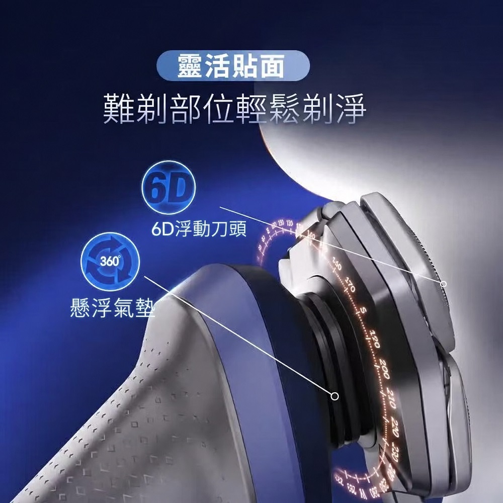 【Philips 飛利浦】SkinIQ乾濕兩用5分鐘快充電動刮鬍刀 S5388/02 360&deg;靈動刀頭 全機水洗 買就送CME-SK500, , large