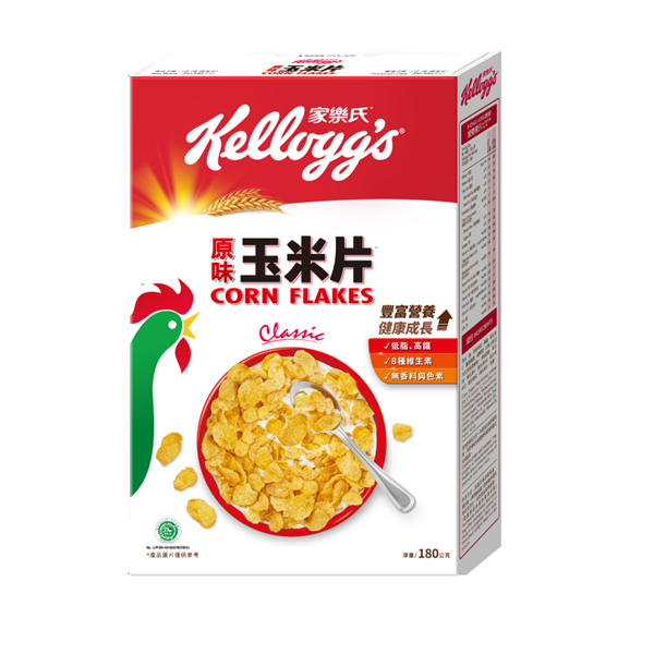 家樂氏原味玉米片180g, , large
