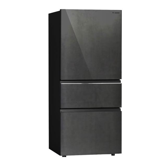 【Panasonic 國際牌】500公升三門變頻墨岩黑冰箱NR-C505XGS-B, , large