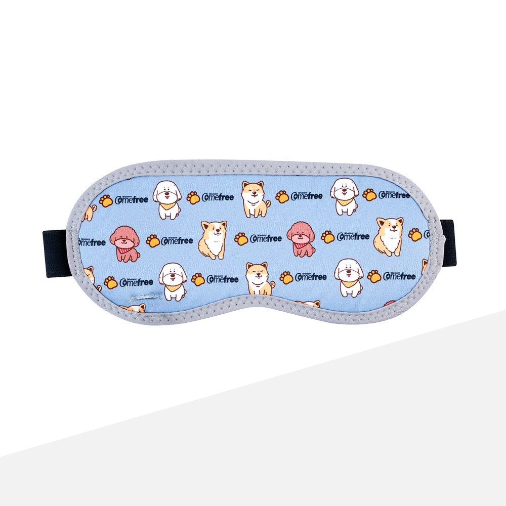 Comefree 定時溫控熱敷眼罩 萌犬 [西合], , large