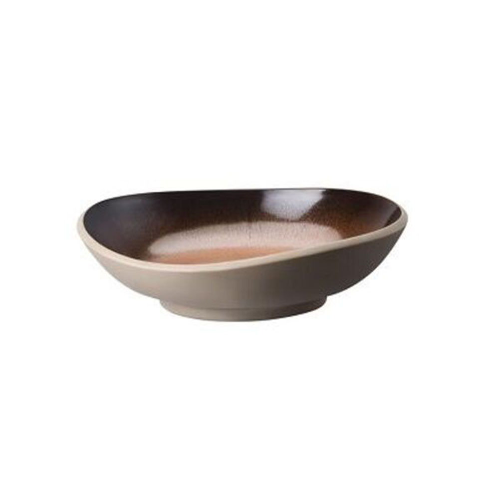 Rosenthal-Junto造型圓深盤-棕銅17cm, , large
