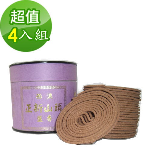 【金發財香品】西澳正新山頭盤香小盤 -4H(4入組-盤香系列) 品號：2890677, , large