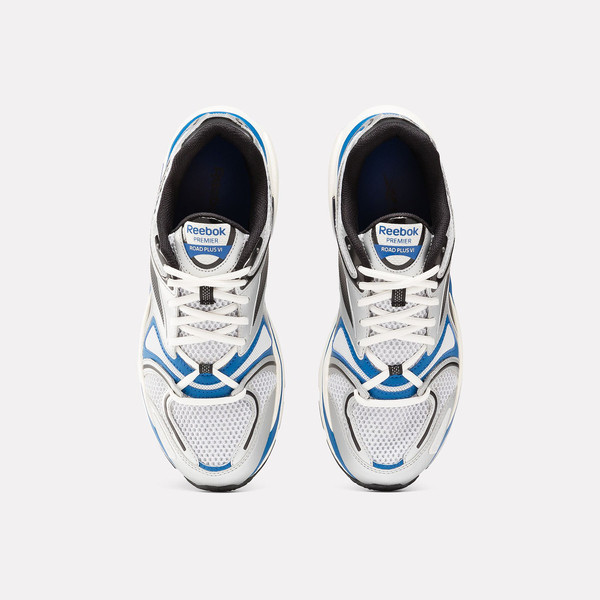 Reebok Premier Road Plus VI 男 休閒鞋 運動 復古 緩震 網布 銀藍 [100074713], , large