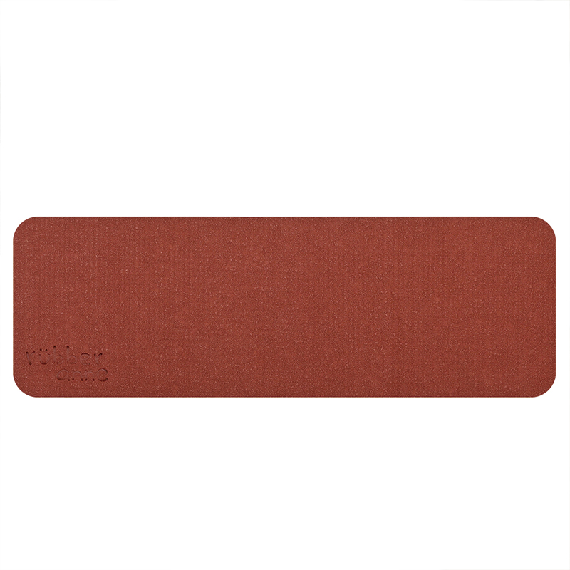 【Monster】 Soft Diatomaceous Earth Washbasin Absorbent Mat (24x8cm) &ndash; Brick Red, , large