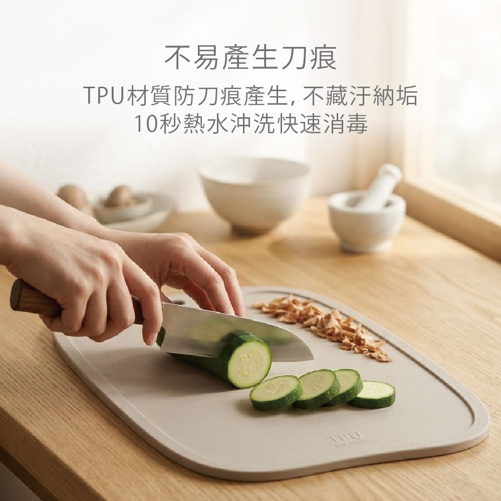 韓國Kassel  Apple 無痕砧板3色組(含砧板立架/韓國製), , large