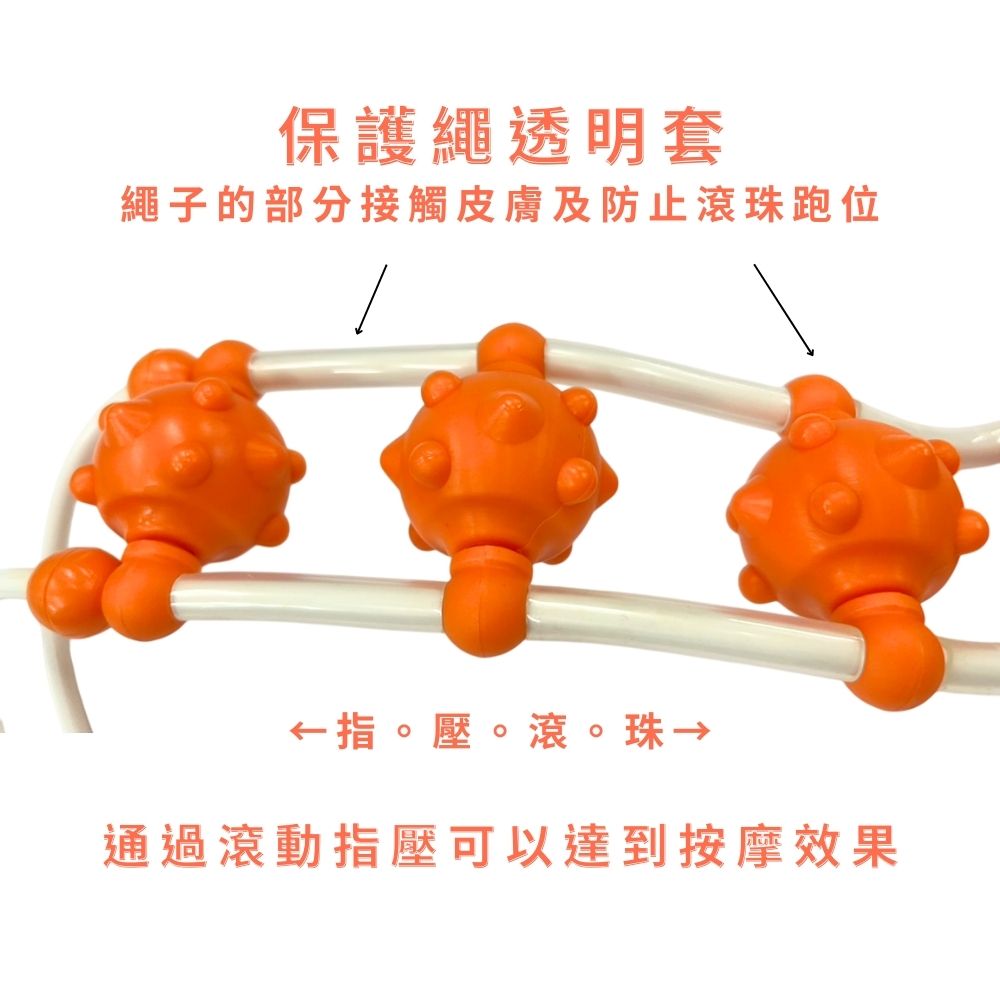 GS MALL 台灣製造 滾輪式按摩器 滾輪按摩器 不求人按摩 按摩器 按摩繩 指壓器 指壓按摩 按摩棒 腳底按摩, , large