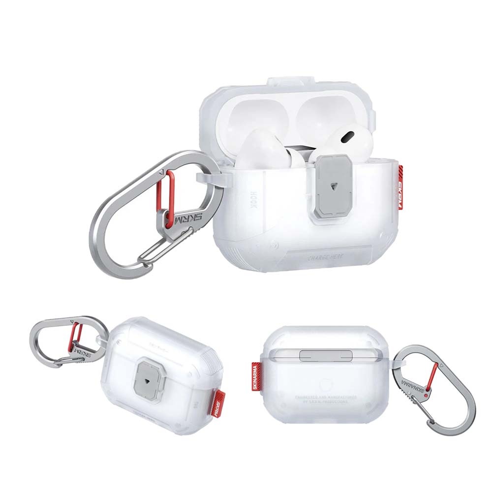 【山水之寶】Skinarma Airpods Pro3保護殼 Mecha LE 未來元素耳機保護套 附扣環 原廠公司貨, , large