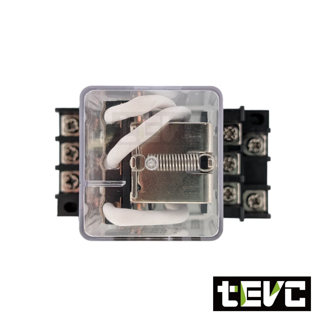 《tevc》含稅 發票 40A 繼電器 三開三閉含底座 工控耐流 大功率 功率繼電器 DC12V-40A  R017, , large