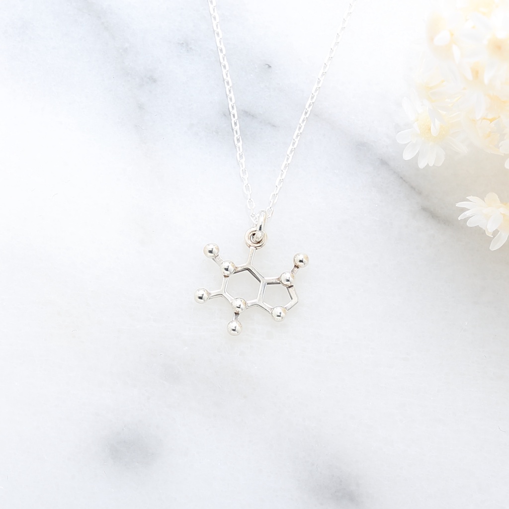 【Angel & Me】Caffeine coffee s925 sterling silver necklace Birthday gift, , large