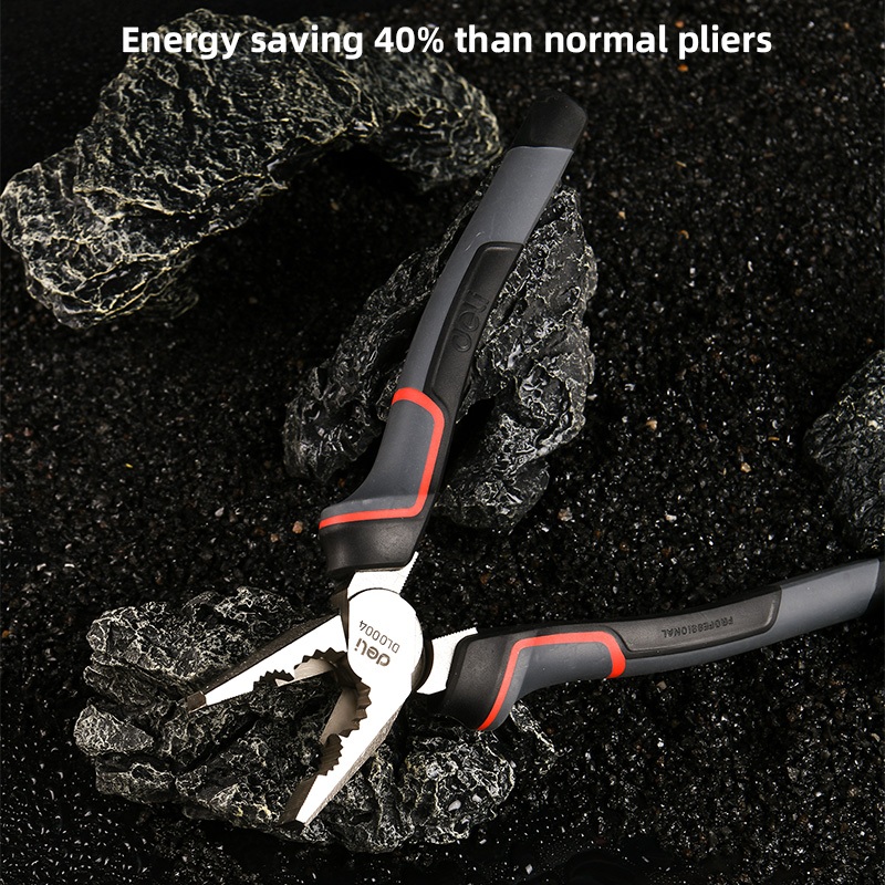 【deli tools】8" professional multi-function pliers professional PRO series, , large