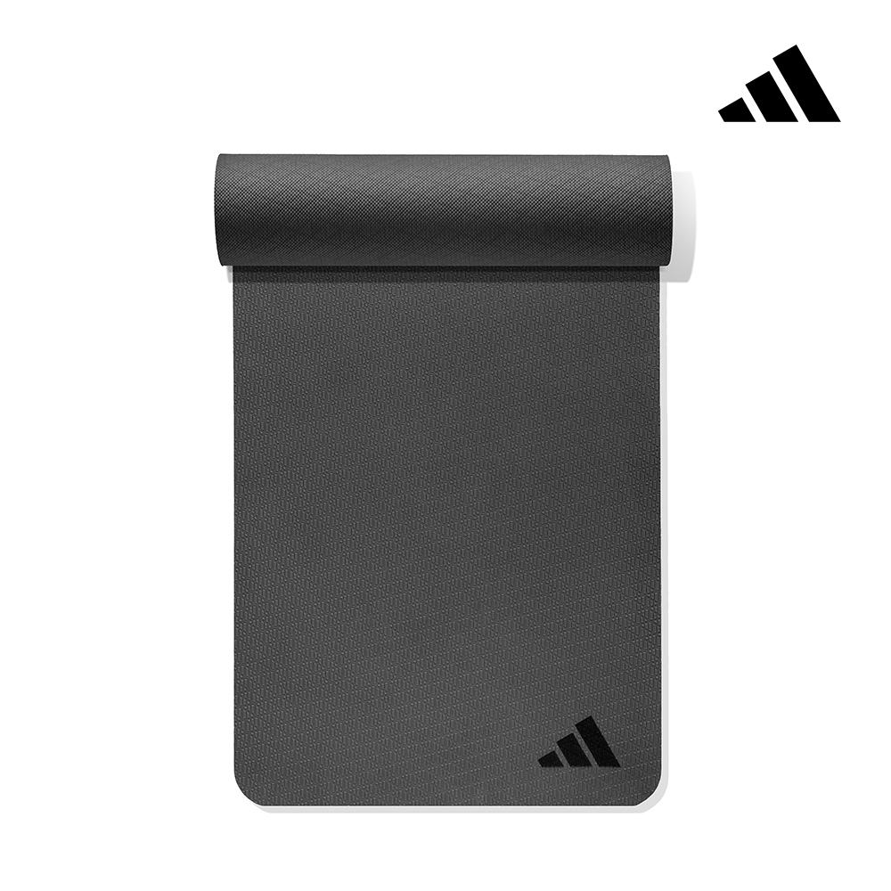 adidas 愛迪達 環保壓紋瑜珈墊-10mm (附贈背帶), , large