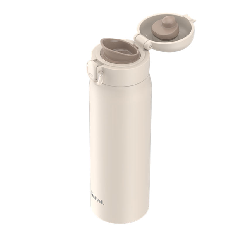 特福法式簡約彈蓋不鏽鋼保溫杯500ml, , large